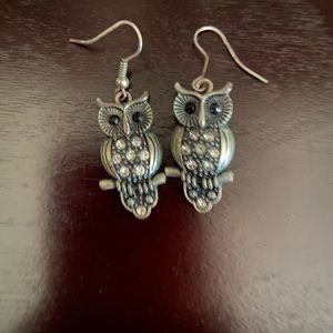 Owl earrings.